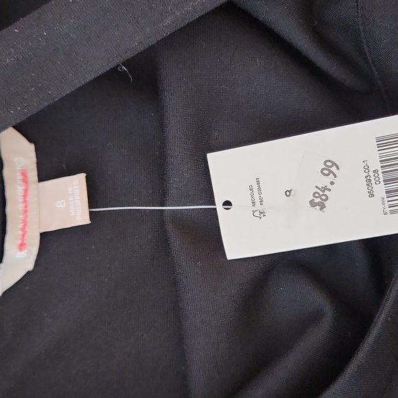 BANANA REPUBLIC Black Ponte Tank Dress Black, size 8 - Picture 11 of 13